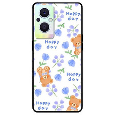 Ốp lưng dành cho Oppo A16K - Oppo A36 / Oppo A76 - Oppo Reno 7z 5G - Hoa Sắc Màu Đỏ