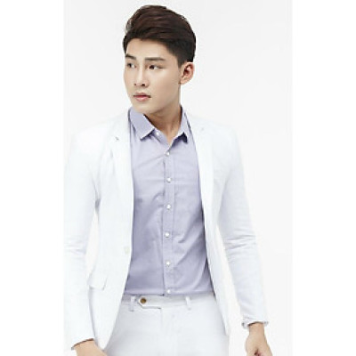 Áo Vest Nam Cài Nút Titishop AVN113 - Trắng