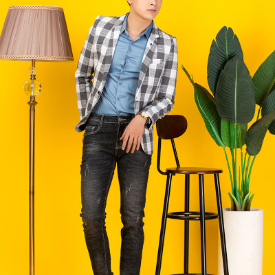  Áo vest Nam Titishop VN321 Caro Trắng