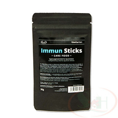 Thức ăn dặm GlasGarten Immun Sticks bổ sung betaglucan miễn dịch bể cá tép ốc cảnh