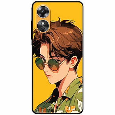 Ốp lưng cho Oppo A15 - A15S - A17 - A17K - A57 4G - A94 5G - A95 5G - Chàng Trai Áo Họa Tiết - Hàng Chính Hãng