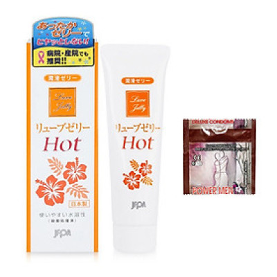 Gel Bôi Trơn Tự Nhiên Tạo Ấm Jex Luve Jelly Hot 55g Nhật Bản + Bcs Power Men 1 Chiếc - Hàng Chính Hãng 100% - Che Tên Sản Phẩm - SHOP ADAM