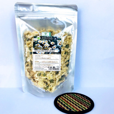 Hoa cúc khô nguyên chất Mẹ Ken 50gr tặng kèm miếng lót ly - TRÀ HOA CÚC