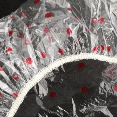 Set 06 mũ tắm trùm đầu, họa tiết chấm bi Free size Shower Cap Seiwa - Hàng nội địa Nhật Bản