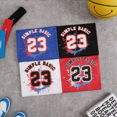 Áo ba lỗ tanktop thể thao bóng rổ 23 premium, vải siêu nhẹ, thoáng mát, thấm hút mồ hôi tốt, màu đỏ