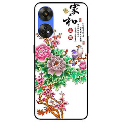 Ốp lưng dành cho Oppo Reno 8T 4G - Reno 8T 5G - Reno 10 5G - Reno 10 Pro 5G - Hoa Mẫu Đơn - Hàng Chính Hãng