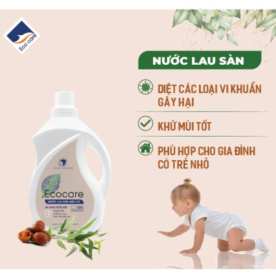 Nước lau sàn Hữu cơ đuổi muỗi hương Quế 4000ml thương hiệu Ecocare