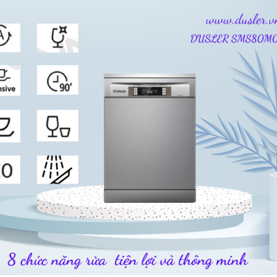 MÁY RỬA BÁT DUSLER SMS80M03EU - Hàng chính hãng