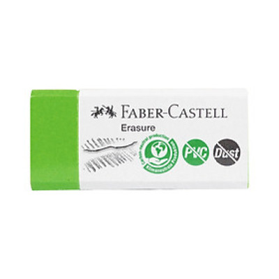 Faber - Gôm Pvc-Free & Dust-Free Xanh Lá (2 Viên/ Gói)