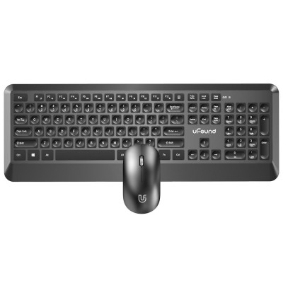 Tổ hợp uFound R-755 106 phím Bàn phím truyền tải 2.4G + Chuột không dây 1200DPI cho Văn phòng Doanh nghiệp