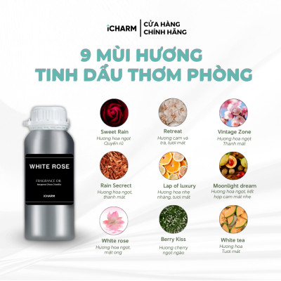 Tinh dầu thơm phòng nước hoa, khách sạn 500ml, 1 lít iCHARM khuếch tán phòng ngủ, spa, đuổi muỗi