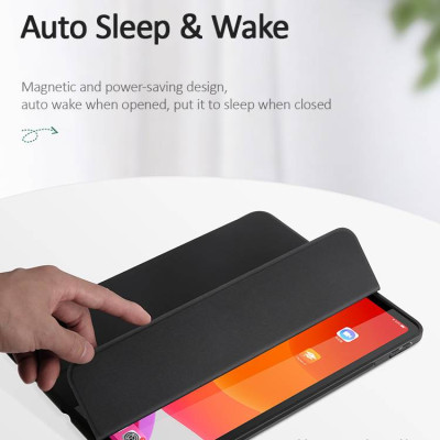 Bao da chống sốc cho iPad Pro 12.9 2020 hiệu USAMS US-BH589 có ngăn đụng bút (nắp gập hít nam châm, thiết kế siêu mềm mịn trang bị Smartsleep) - hàng nhập khẩu