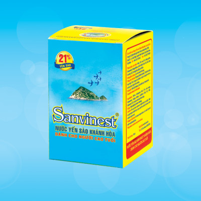 [Combo 15 lọ] Nước Yến sào Sanvinest Khánh Hòa dành cho người cao tuổi lọ 70ml - S205