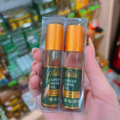 Dầu lăn nhân sâm Green Herb Oil Thái Lan