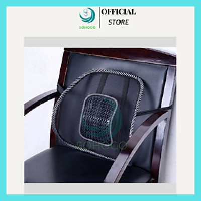 [VIDEO]- Tấm lưới tựa lưng cho văn phòng, học sinh 40x40cm- Đệm ghế lưng cho tài xế, lái xe hỗ trợ cột sống, giảm nhức mỏi 