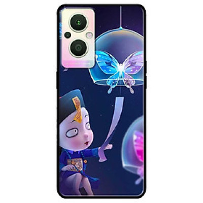 Ốp lưng dành cho Oppo A16K - Oppo A36 / A76 - Oppo Reno 7z 5G mẫu Tiểu Cường Và Bướm