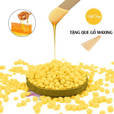SÁP WAX TẨY LÔNG NÓNG CAO CẤP Giúp Da Láng Mịn, An Toàn, Lành Tính, Không Đau - Phù hợp mọi loại da, Hiệu quả wax tẩy lông nách, wax tẩy lông các vùng, bikini, wax lông tại nhà, tẩy da chết - Tặng que gỗ chà sáp
