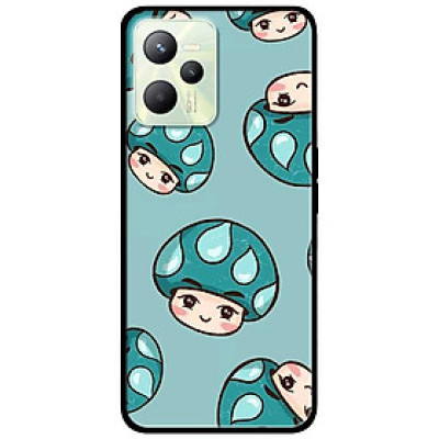 Ốp lưng dành cho Realme C35 - Realme Narzo 50A Prime mẫu Nấm Xanh