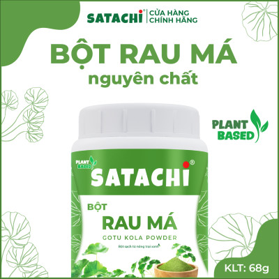 Bột Rau Má SATACHI nguyên chất. Tăng cường Trí Não, bảo vệ Tim Gan, phòng ngừa bệnh Xương. Hộp 68g và 218g
