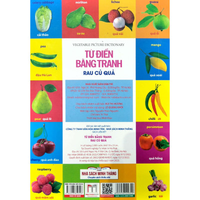 Từ Điển Bằng Tranh - Rau Củ Quả