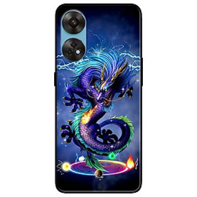 Ốp lưng dành cho Oppo Reno 8T 4G - Reno 8T 5G - Reno 10 5G - Reno 10 Pro 5G - Rồng Phong Thuỷ - Hàng Chính Hãng