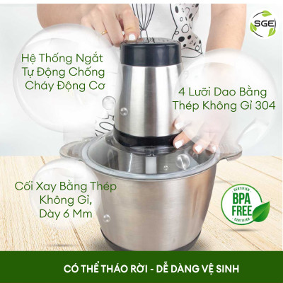 Máy Xay Đa Máy Xay Đa Năng FC01. Xay Thực Phẩm Dễ Dàng, Nhanh Chóng. Nồi Xay Inox 3L, Động Cơ 300W Mạnh Mẽ. Hàng Nhập Khẩu Chính Hãng Cao Cấp