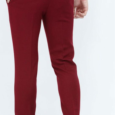 Quần Tây Nam Titishop QTN47 - Đỏ Đô