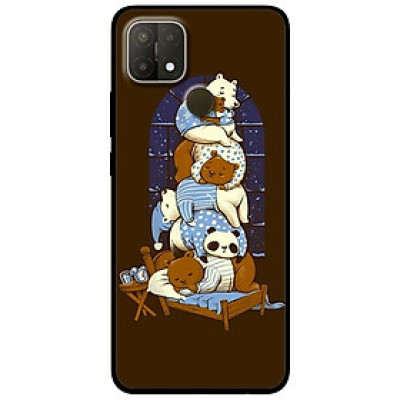 Ốp lưng dành cho Oppo Oppo A15 - A15s mẫu Gấu Xếp Chồng