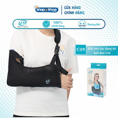Đai treo tay dạng túi lưới đen United Medicare (C09)