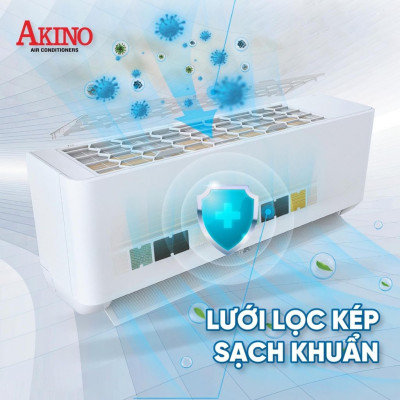 MÁY LẠNH AKINO 1.5HP INVERTER TH-T1C12INVFA - R32 - Thái Lan - Hàng Chính Hãng - Giao Hàng Toàn Quốc