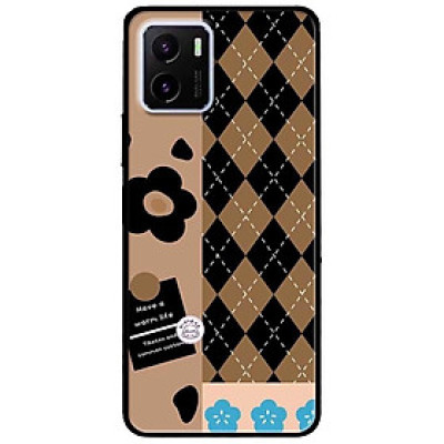 Ốp lưng dành cho Vivo V23 5G / S12 - Vivo Y15s / Y15A - Hoa Ô Vuông Đỏ