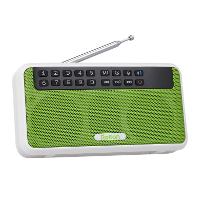 Loa Bluetooth không dây Rolton E500 6W Máy nghe nhạc âm thanh nổi HiFi Đài FM kỹ thuật số di động với màn hình LED đèn pin