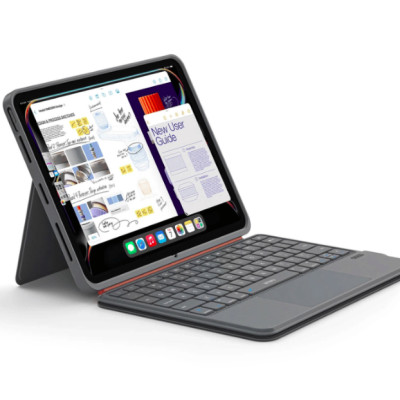 Case bao da bàn phím cho iPad A16 Gen 11 / Gen 10 / Pro 11 M2 M3 M4 Pro 11 2020/21/22 Air 4/5/6/7 M2 M3 bluetooth V5.3 tích hợp trackpad / touchpad hiệu WIWU WK005 - Bàn phím từ tính nam châm tháo rời, tích hợp giá đỡ - Hàng nhập khẩu