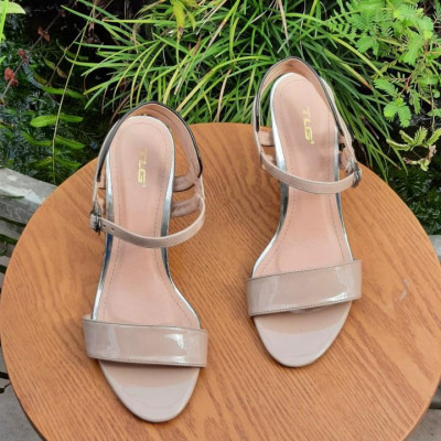 Sandal cao gót đế 7 màu cao cấp hot trend  quai da mềm mại 20248