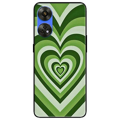 Ốp lưng dành cho Oppo Reno 8T 4G - Reno 8T 5G - Reno 10 5G - Reno 10 Pro 5G - Tim Xanh Ảo - Hàng Chính Hãng