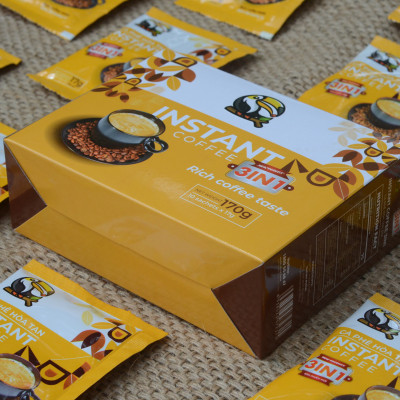 Cà phê hòa tan 3in1_Hộp giấy 10 gói*1.7g/gói