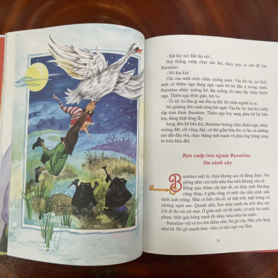  Chiếc chìa khóa vàng hay chuyện li kì của Buratino - Bìa cứng in màu - Phiên bản kỉ niệm 65 năm NXB Kim Đồng