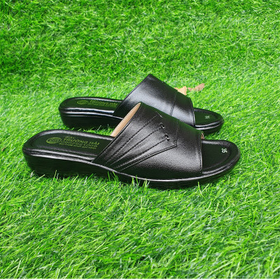 Dép nữ trung niên 3.5cm Trường Hải 2 màu đen,nâu đế PU nhẹ DN98