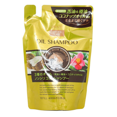 Dầu Gội Đầu Phục Hồi Tóc Yếu Dễ Gãy Rụng Chiết Xuất Tinh Dầu Ngựa Deve Natural Oil Shampoo (Chai 480 mL)