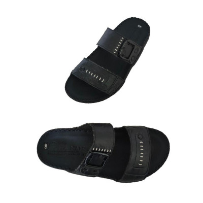 Dép Nam Quai Ngang Da Bò Thật TiTi ĐÔ Cao Cấp DNA2169d