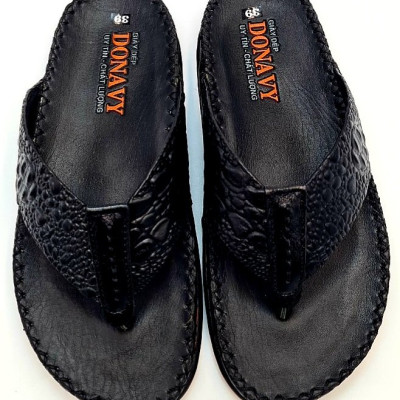 DÉP XỎ NGÓN NAM DA BÒ, QUAI DẬP VÂN NỔI THỊNH HÀNH - ĐẾ CÓ CHIẾC LÁ NỔI BẬT