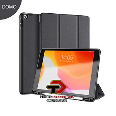 Bao da cho iPad 10.2 2019 (iPad Gen 7) chính hãng Dux Ducis Domo có ngăn để bút - Hàng chính hãng