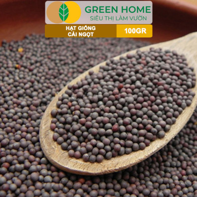 Hạt Giống Rau Cải Ngọt GreenHome, GÓI 100GR, Dễ Trồng, Nảy Mầm Cao, Thu Hoạch, Năng Suất R31