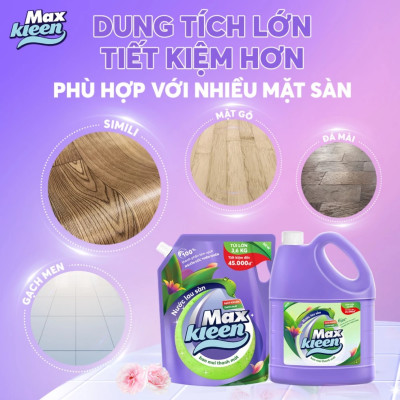 Túi Nước Lau Sàn MaxKleen 3.6kg - Ban Mai Thanh Mát