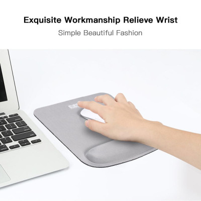 Tấm lót chuột BUBM có hỗ trợ cổ tay chống trượt Memory Comfort 