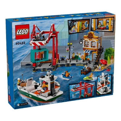 LEGO CITY 60422 Đồ Chơi Lắp Ráp Hệ Thống Cảng Biển Và Tàu Chở Hàng (1226 chi tiết)