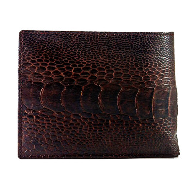 Ví nam Huy Hoàng da đà điểu màu vàng bò, đen, nâu đất, nâu đỏ HT2401-02-03-04