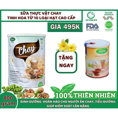 Sữa Hạt Chay Dinh Dưỡng Soyna, Thuần Thực Vật 10 Loại Hạt Cao Cấp - Bổ Sung Dinh Dưỡng Cho Người Tiểu Đường, Người Cao Tuổi, Ăn Kiêng, Ăn Chay, Giảm Cân - Hộp 400g, 480g Tặng Ly Thủy Tinh Có Vạch Chia ML, Hộp 480g Tặng Thêm 2 Gói Sữa Hạt Thực Dưỡng 30g