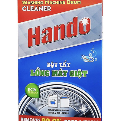 Hộp 2 gói tẩy lồng máy giặt siêu sạch Hando