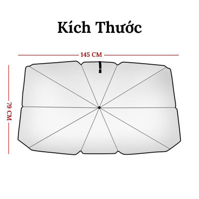 Tấm chắn che nắng Ô TÔ Xe Hơi - Phụ kiện chắn tia UV bảo vệ xe - Dù che nắng - Tấm hắt nắng chụp hình